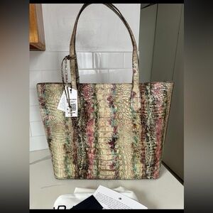 Brahmin Misha Ametyst XXL tote Melbourne leather